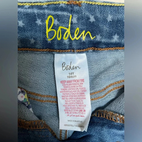Boden Adventure Flex Jeans Girls 14Y Slim Fit Medium Wash Vintage Denim - Picture 3 of 9
